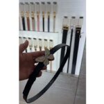 Dior Unisex CD Dior Métamorphose Belt Black Ultrasmooth Calfskin Leather 20 MM Width - Image 14