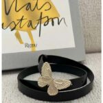 Dior Unisex CD Dior Métamorphose Belt Black Ultrasmooth Calfskin Leather 20 MM Width - Image 3