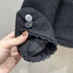 Dior Women CD Cropped Jacket Black Double-Sided Virgin Wool Bouclé - Bild 14