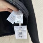 Dior Women CD Cropped Jacket Black Double-Sided Virgin Wool Bouclé - Bild 10