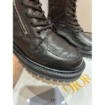 Dior Women CD D-Unit Ankle Boot Black Quilted Cannage Calfskin - Imagen 8