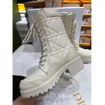 Dior Women CD D-Unit Ankle Boot Rear Zipper Fastening Tongue Signature - immagine 5