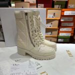 Dior Women CD D-Unit Ankle Boot Rear Zipper Fastening Tongue Signature - immagine 2