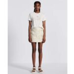 Dior Women CD D-Wave Sandal White Gold-Tone Gradient Butterflies Embroidered Cotton Metallic Thread - Imagen 9