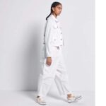 Dior Unisex CD Dior One Sneaker White Dior Oblique Perforated Calfskin Multicolor Suede Calfskin - Image 13