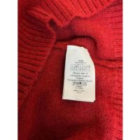 Dior Women CD Dior Peter Dior Sweater Red Wool-Blend Intarsia (11)