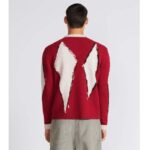Dior Men CD Dior Peter Dior Sweater Red Wool-Blend Intarsia - Bild 14