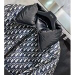 Dior Men CD DiorAlps Puffer Jacket Belt Blue Quilted Technical Taffeta Dior Oblique Motif - Image 4