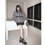 Dior Women CD DiorAlps Puffer Jacket Belt Blue Quilted Technical Taffeta Dior Oblique Motif - immagine 12