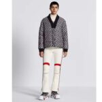 Dior Women CD DiorAlps Reversible Belted Jacket Blue Quilted Technical Taffeta Jacquard Dior Oblique Motif - Imagen 21