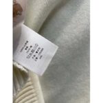 Dior Men CD Embroidered Sweater White Cashmere Knit Multicolor Tarot La Roue De La Fortune – Image 9