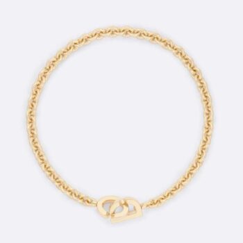 Dior Women CD Lock Necklace Gold-Finish Metal