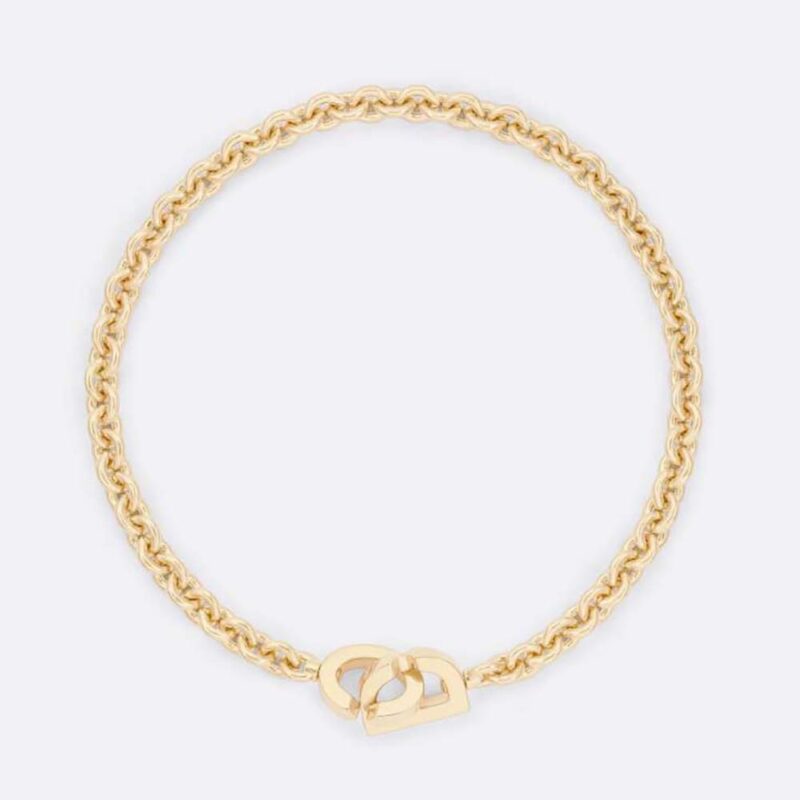 Dior Women CD Lock Necklace Gold-Finish Metal