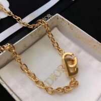 Dior Women CD Lock Necklace Gold-Finish Metal (1)