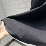 Dior Women CD Mid-Length Belted Dress Black Wool Silk – Bild 13