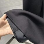 Dior Women CD Mid-Length Belted Dress Black Wool Silk – Bild 9