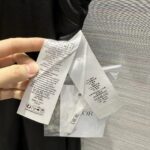 Dior Women CD Mid-Length Belted Dress Black Wool Silk – Bild 14