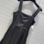 Dior Women CD Mid-Length Belted Dress Black Wool Silk – Bild 5