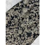 Dior Women CD Mid-Length Flared Skirt Black Technical Jacquard Gold-Tone Allover Butterfly Motif - immagine 7