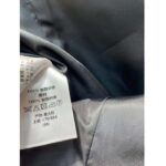 Dior Women CD Mid-Length Flared Skirt Black Technical Jacquard Gold-Tone Allover Butterfly Motif - immagine 11