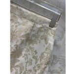 Dior Women CD Mid-Length Flared Skirt White Technical Jacquard Gold-Tone Allover Butterfly Motif - immagine 9