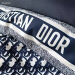 Dior Men CD Reversible Long Puffer Jacket Blue Ecru Dior Oblique Quilted Technical Taffeta - Image 7