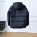 Dior Men CD Reversible Long Puffer Jacket Blue Ecru Dior Oblique Quilted Technical Taffeta - Image 5