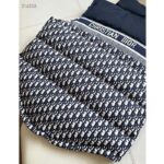 Dior Men CD Reversible Puffer Vest Blue Ecru Dior Oblique Quilted Technical Taffeta - Imagen 8