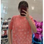 Dior Women CD Short-Sleeved Sweater Pink Wool Cashmere Knit Gradient Butterflies Motif - immagine 15