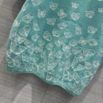 Dior Women CD Short-Sleeved Sweater Sea Green Wool Cashmere Knit Gradient Butterflies – Bild 6