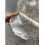 Dior Women CD Skort White Technical Fabric Gold-Tone Allover Butterfly Motif – Image 10