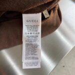 Gucci GG Men Cotton Jersey Sweatshirt GG Canvas Yoke Crewneck Dropped Shoulder Batwing Sleeves - immagine 9