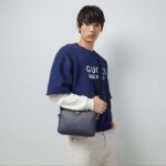Gucci GG Unisex Ophidia GG Crossbody Bag Blue Black GG Supreme Canvas Double G - Image 11