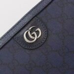 Gucci GG Unisex Ophidia GG Crossbody Bag Blue Black GG Supreme Canvas Double G - Image 9