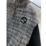 Gucci GG Women Bouclé Wool Jacket Interlocking G High Neck Dropped Shoulder – Image 8