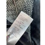 Gucci GG Women Bouclé Wool Jacket Interlocking G High Neck Dropped Shoulder – Image 10