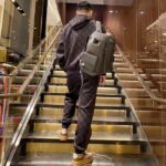 Gucci Men GG Jumbo GG Zip Jacket Web Dark Grey Neoprene Canvas Raglan Sleeves - immagine 13