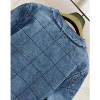 Gucci Men GG Reversible Denim Jacket Camel Ebony GG Canvas Reversible Collarless Dropped Shoulder (1)