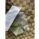 Gucci Men GG Reversible Denim Jacket Camel Ebony GG Canvas Reversible Collarless Dropped Shoulder - Image 10