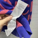 Gucci Men GG Wool Sweater Gucci Intarsia Blue Crewneck Dropped Shoulder - immagine 10