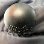 Gucci Women Nylon Down Jacket GG Inserts Feather Padding Lined High Neck Velcro Cuffs - Bild 7