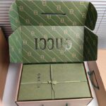 Gucci Unisex Distressed Effect Sneaker Off White Leather Grey Rubber Gucci Script Low Heel - Imagen 10