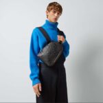 Gucci Unisex Jumbo GG Crossbody Bag Black Leather Padded Mesh Back – Image 11