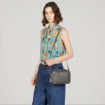 Gucci Unisex Ophidia GG Small Crossbody Bag Grey Black GG Supreme Canvas Double G - Image 12