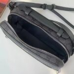 Gucci Unisex Ophidia GG Small Crossbody Bag Grey Black GG Supreme Canvas Double G - Image 8