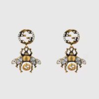 Gucci Women Bee Earrings with Interlocking G (1)