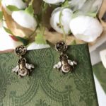 Gucci Women Bee Earrings with Interlocking G - Imagen 7