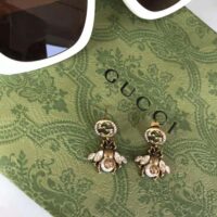 Gucci Women Bee Earrings with Interlocking G (1)