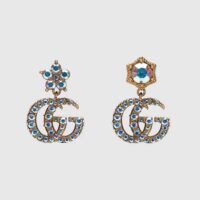 Gucci Women Crystal Double G Earrings (1)