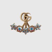 Gucci Women Crystal Double G Single Earring (1)